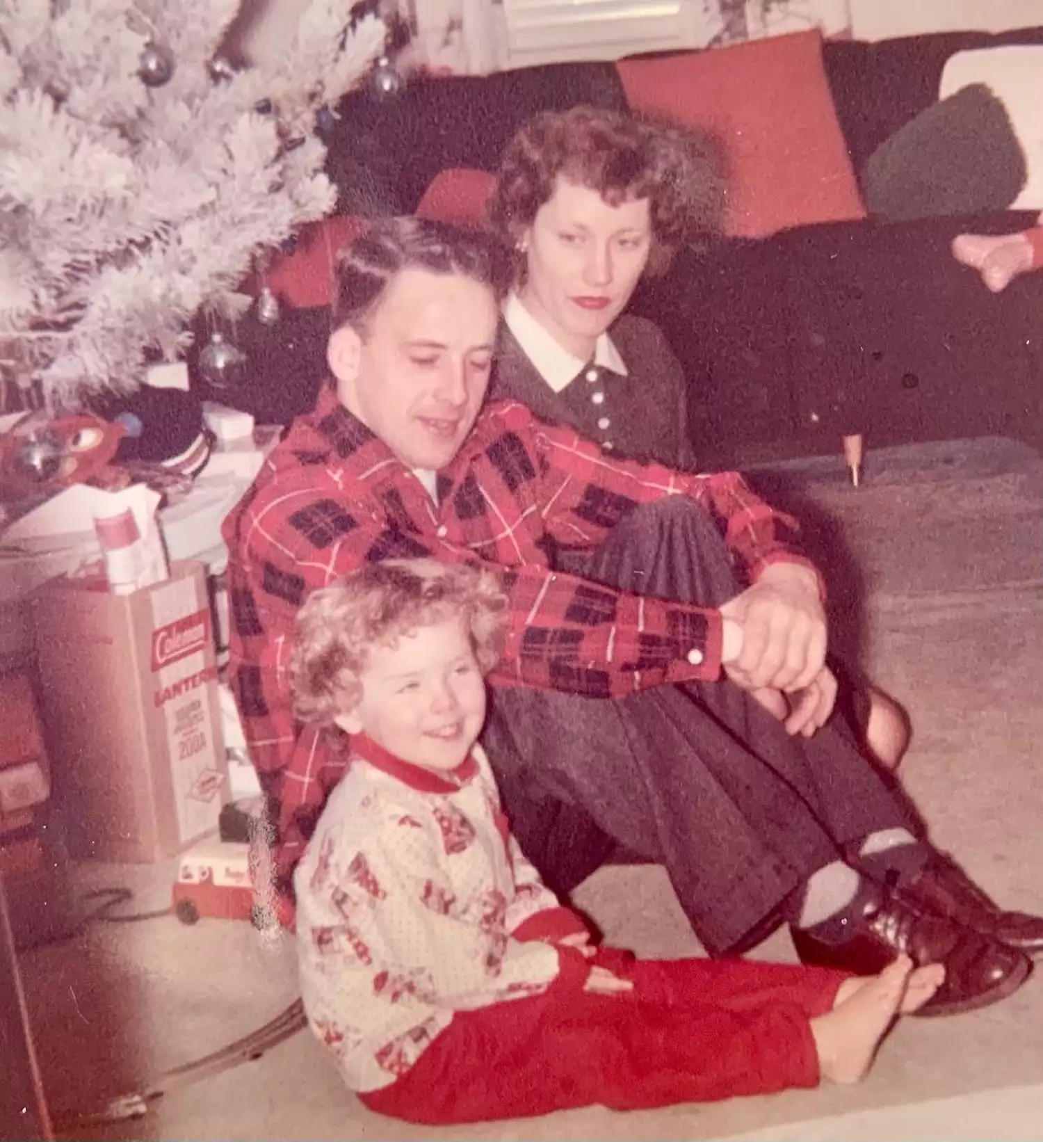 Sharon Stone and her parents.