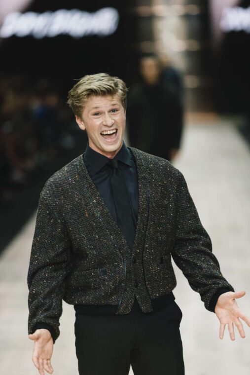 Robert Irwin at the Melbourne Fashion Festival in Melbourne, Australia on March 6, 2024 | Source: Getty Images